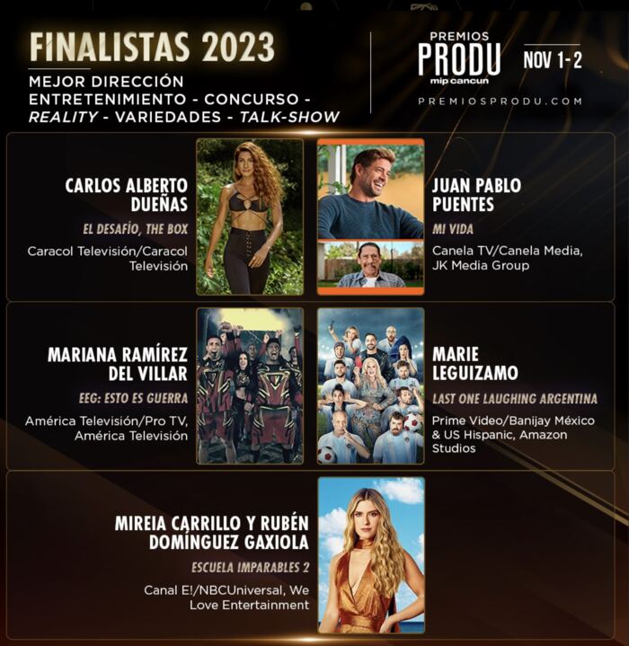 Premios PRODU 2023 — Finalistas Mejor Dirección